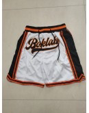 Boklaby  White (Side Black) Just Don Shorts