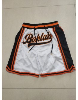 Boklaby  White (Side Black) Just Don Shorts