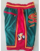 Seattle SuperSonics Green Just Don Shorts