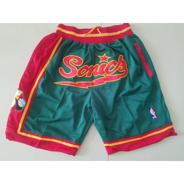 Seattle SuperSonics Green Just Don Shorts