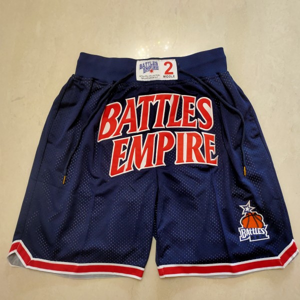 Empire Battles Navy Blue Just Don Shorts