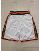 Boklaby  White (Side Green) Just Don Shorts