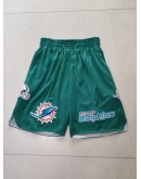 Miami Dolphins Aqua Green Just Don Shorts