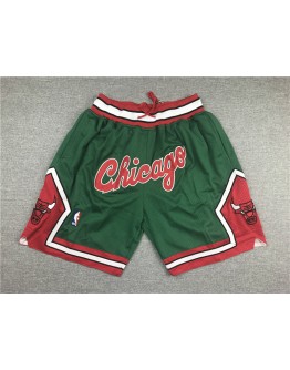 Chicago Bulls Green Just Don Shorts