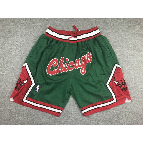 Chicago Bulls Green Just Don Shorts