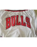 Chicago Bulls White Just Don Shorts