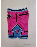 Chicago Bulls Pink Just Don Shorts