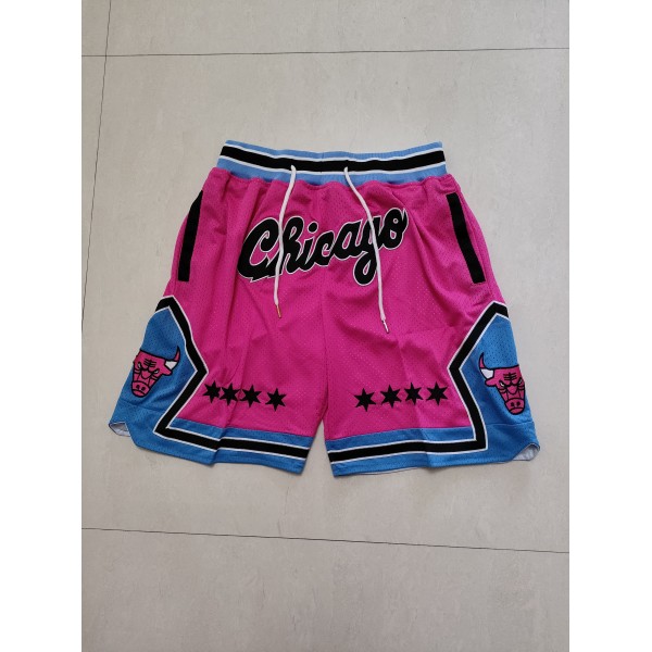 Chicago Bulls Pink Just Don Shorts