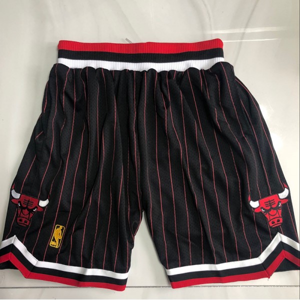 Chicago Bulls Black Just Don Shorts