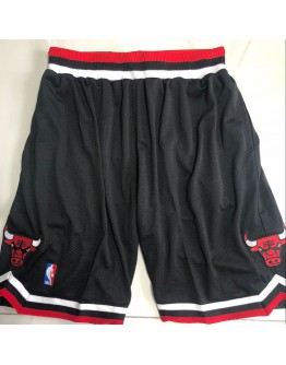 Chicago Bulls Black Just Don Shorts