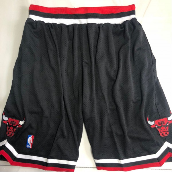 Chicago Bulls Black Just Don Shorts