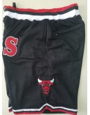 Chicago Bulls Black Just Don Shorts