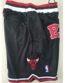 Chicago Bulls Black Just Don Shorts