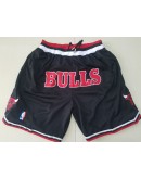 Chicago Bulls Black Just Don Shorts