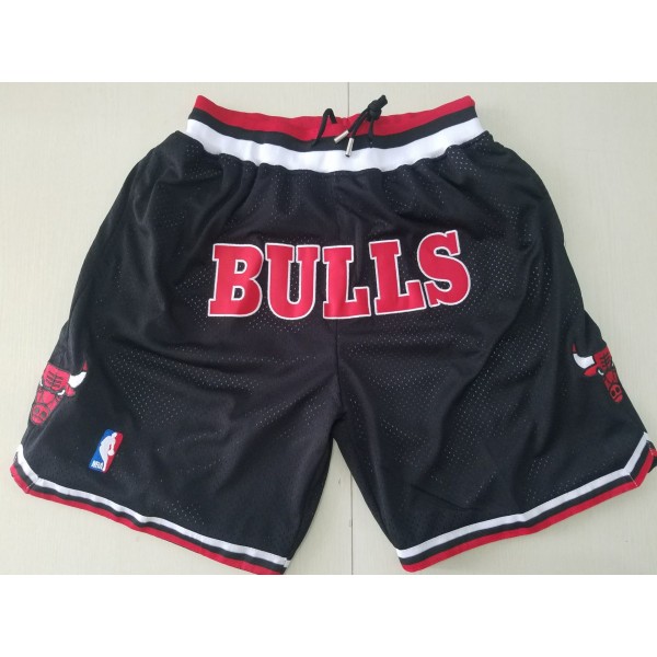 Chicago Bulls Black Just Don Shorts