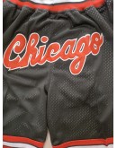 Chicago Bulls Black Just Don Shorts