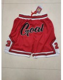 Goat Red Just Don Shorts