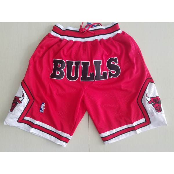 Chicago Bulls Red Just Don Shorts