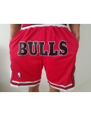 Chicago Bulls Red Just Don Shorts