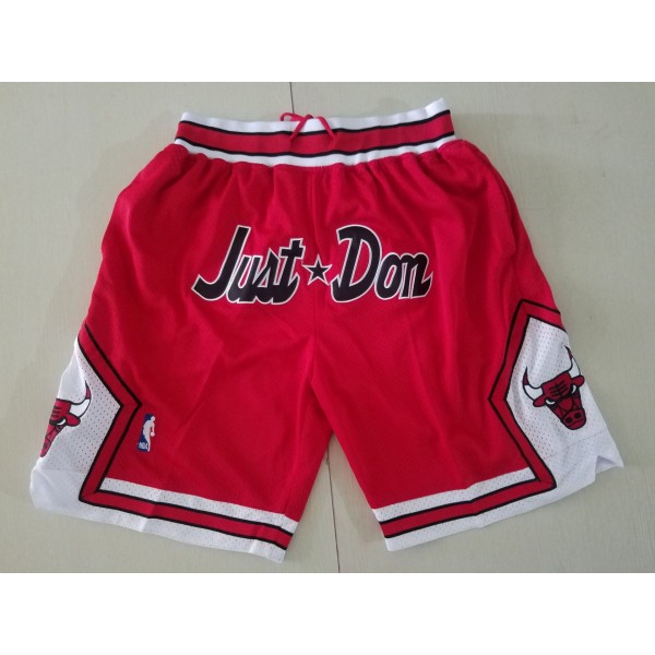 Chicago Bulls Red Just Don Shorts