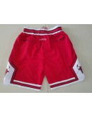 Chicago Bulls Red Just Don Shorts