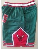 Chicago Bulls Green Just Don Shorts