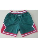 Chicago Bulls Green Just Don Shorts