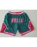 Chicago Bulls Green Just Don Shorts