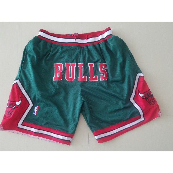 Chicago Bulls Green Just Don Shorts