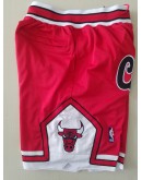 Chicago Bulls Red Just Don Shorts