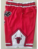 Chicago Bulls Red Just Don Shorts