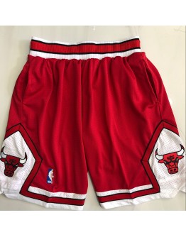 Chicago Bulls Red Just Don Shorts