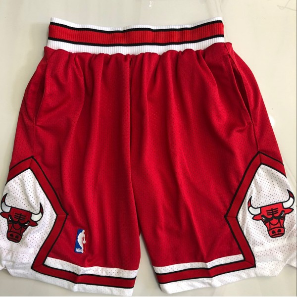 Chicago Bulls Red Just Don Shorts