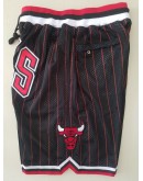 Chicago Bulls Black Just Don Shorts