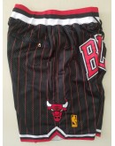 Chicago Bulls Black Just Don Shorts