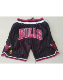 Chicago Bulls Black Just Don Shorts