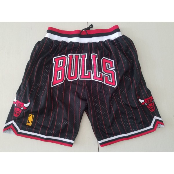 Chicago Bulls Black Just Don Shorts