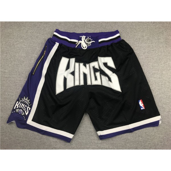 Sacramento Kings Black Just Don Shorts