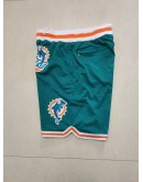 Miami Dolphins Aqua Green Just Don Shorts