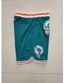 Miami Dolphins Aqua Green Just Don Shorts