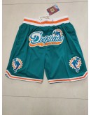 Miami Dolphins Aqua Green Just Don Shorts