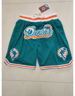 Miami Dolphins Aqua Green Just Don Shorts