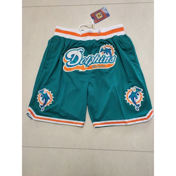 Miami Dolphins Aqua Green Just Don Shorts