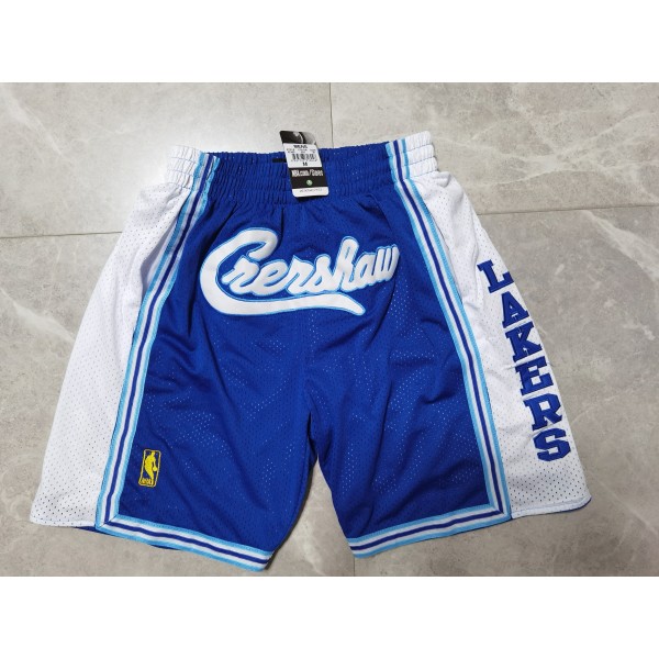 Los Angeles Lakers  Blue Just Don Shorts