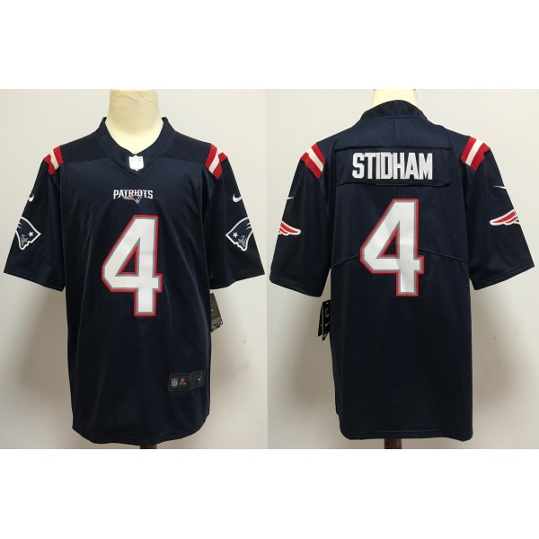 Jarrett Stidham #4 New England Patriots Jersey