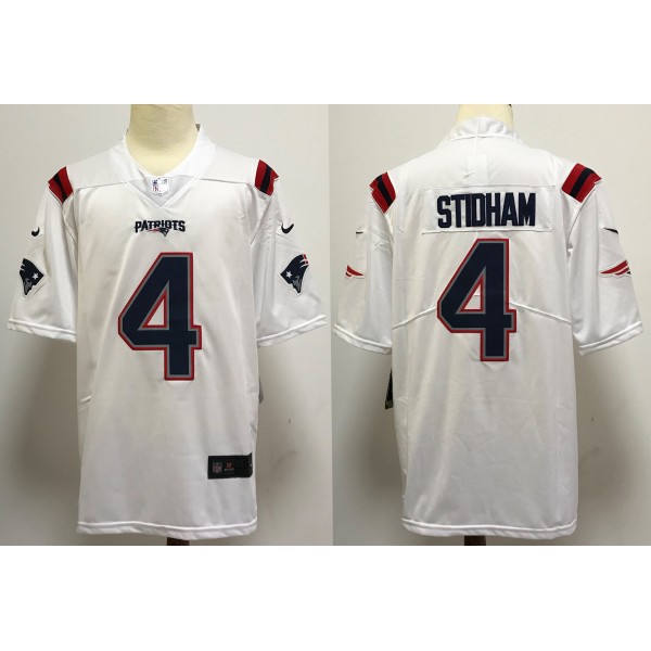 Jarrett Stidham #4 New England Patriots Jersey