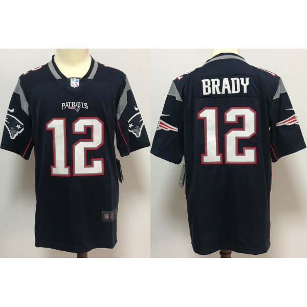 Tom Brady #12 New England Patriots Jersey