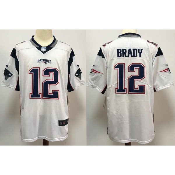 Tom Brady #12 New England Patriots Jersey