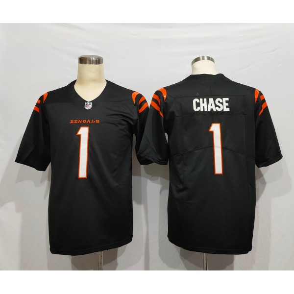 Ja'Marr Chase #1 Cincinnati Bengals Jersey