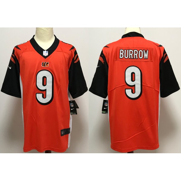 Joe Burrow #9 Cincinnati Bengals Jersey